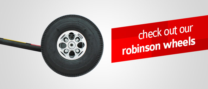 Ground Handling wheels for Robinsons!
