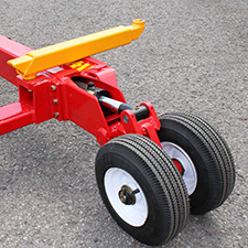 Carrier V1020 Pneumatic Support Wheels and light attachment arm